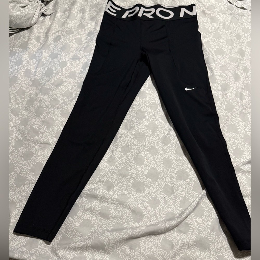 Nike Pro Sculpt High Waisted Full Length Black Leggings